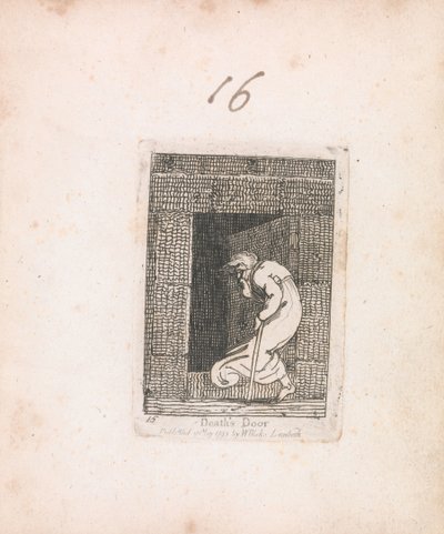 For Children. The Gates of Paradise, Plate 17, Death